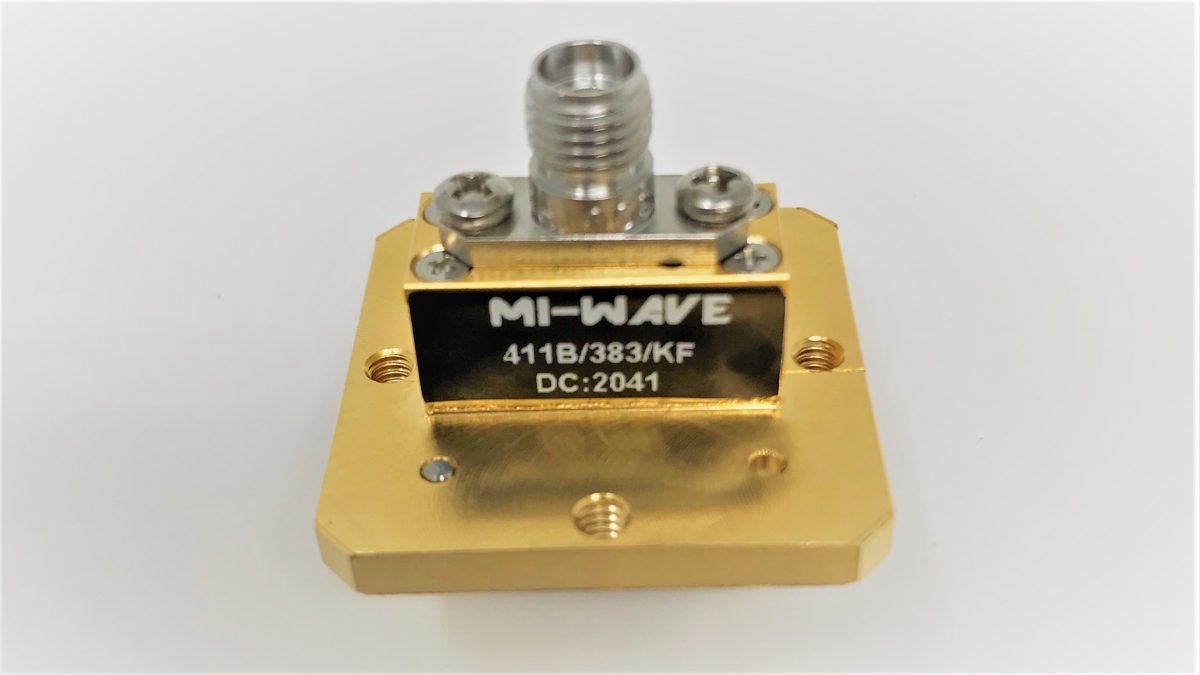 Waveguide to Coax Inline Adapters 12.4GHz to 110 GHz